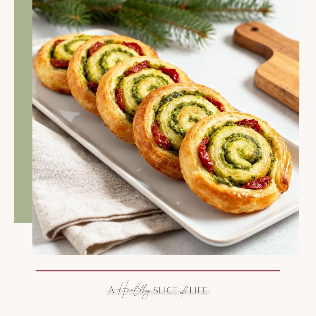 Pesto Christmas Pinwheels