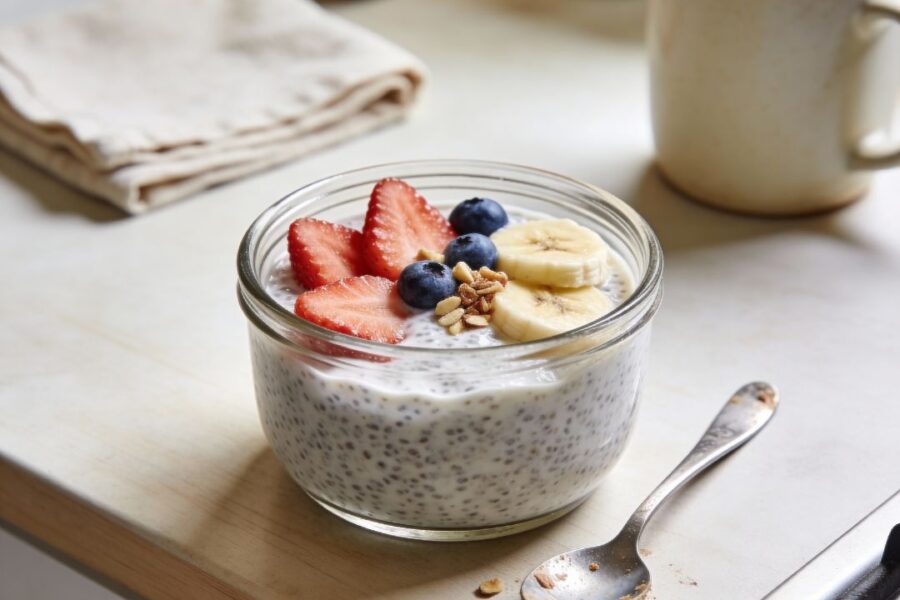 chia seed pudding recipe with just 5 ingredients