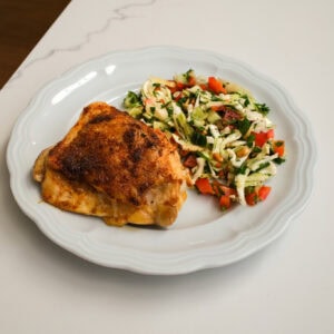 Crispy Baked Chicken Thighs