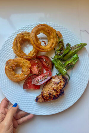 chicken pepper onion ring