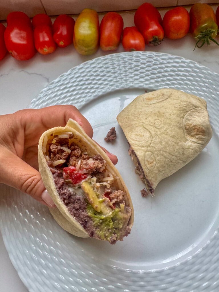 ground beef burrito