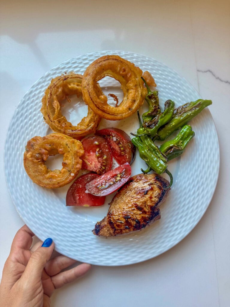 chicken pepper onion ring